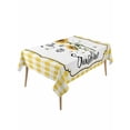 thumbnail image 1 of Sunflowers Table Cloth, Waterproof Tablecloth for Rectangle Tables, Yellow Floral Botanical Checkered Farmhouse Reusable Washable Fabric Table Cover for Restaurant Kitchen Dining Tables 60"x120", 1 of 9