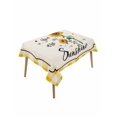 thumbnail image 1 of Sunflowers Table Cloth, Waterproof Tablecloth for Rectangle Tables, Yellow Floral Watercolor Botanical Checkered Rustic Reusable Washable Fabric Table Cover for Restaurant Kitchen Dining 60"x84", 1 of 9