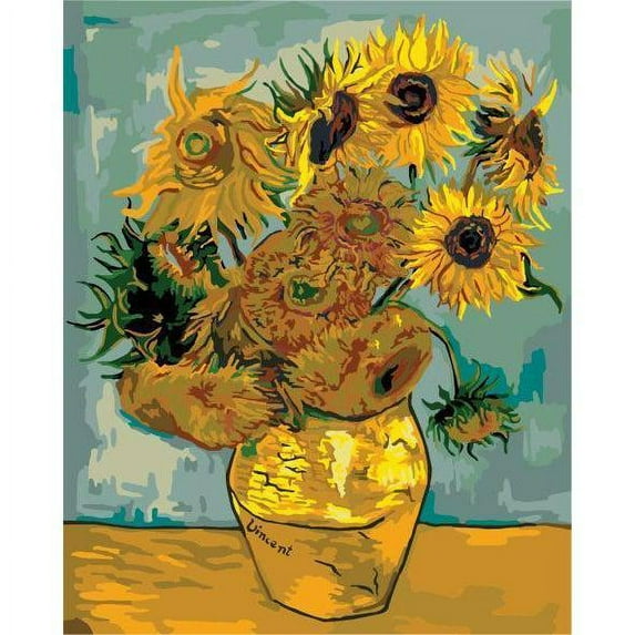 Sunflowers - Van Gogh - Paint by Number Kit - 16"x20" (40x50cm) - DIY Acrylic Painting Home Decor