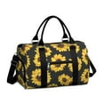 thumbnail image 1 of Sunflowers Womens Gym Tote Duffle Bag with Wet Pocket & Shoe Compartment, Floral Travel Duffel Bag Overnight Weekender Hospital Tote Girls Workout Carry on Bag with Luggage Sleeve, 1 of 6