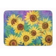 thumbnail image 1 of Sunflowers and Purple Machine Washable Memory Foam Mat, 1 of 4