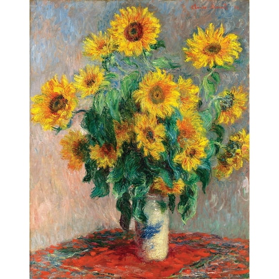 Sunflowers by Claude Monet - Art Print / Poster