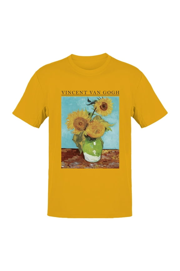 Sunflowers by Vincent Van Gogh Men's T-shirt