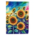 thumbnail image 1 of Sunflowers in Color House Flag 28 in x 40 in, 1 of 5