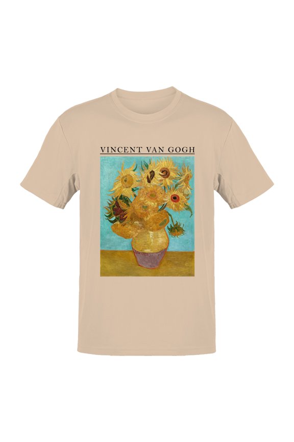 Sunflowers in a Vase by Van Gogh Men's T-shirt