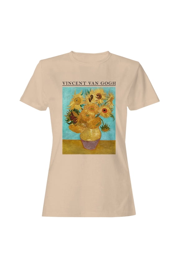 Sunflowers in a Vase by Van Gogh Women's T-shirt