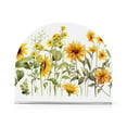 thumbnail image 1 of Sunflowers with Leaves Abstract Acrylic Napkin Holder Clear Paper Tissue Dispenser Kitchen Dining Room Bathroom Party Hotel, 1 of 8