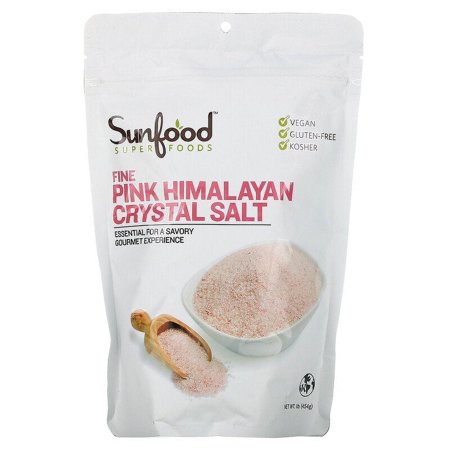 Sunfood, Fine Himalayan Crystal Salt, 1 lb Pack of 2