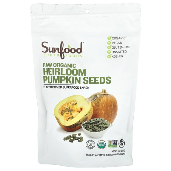 Sunfood Superfoods - Organic Heirloom Pumpkin Seeds