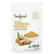 Sunfood Superfoods Organic Turmeric Root Powder Superfood with Curcumin, 4 oz