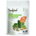 Sunfood Superfoods Super Greens Organic Superfood & Protein Powder with