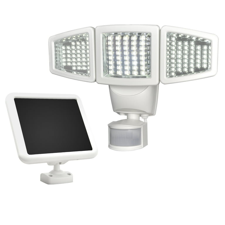 Sunforce 120 LED Triple Head Solar Powered Motion Activated 1000 Lms Flood Light Sunforce 120 LED Triple Head Solar Powered Motion Activated 1000 Lms Flood Light
