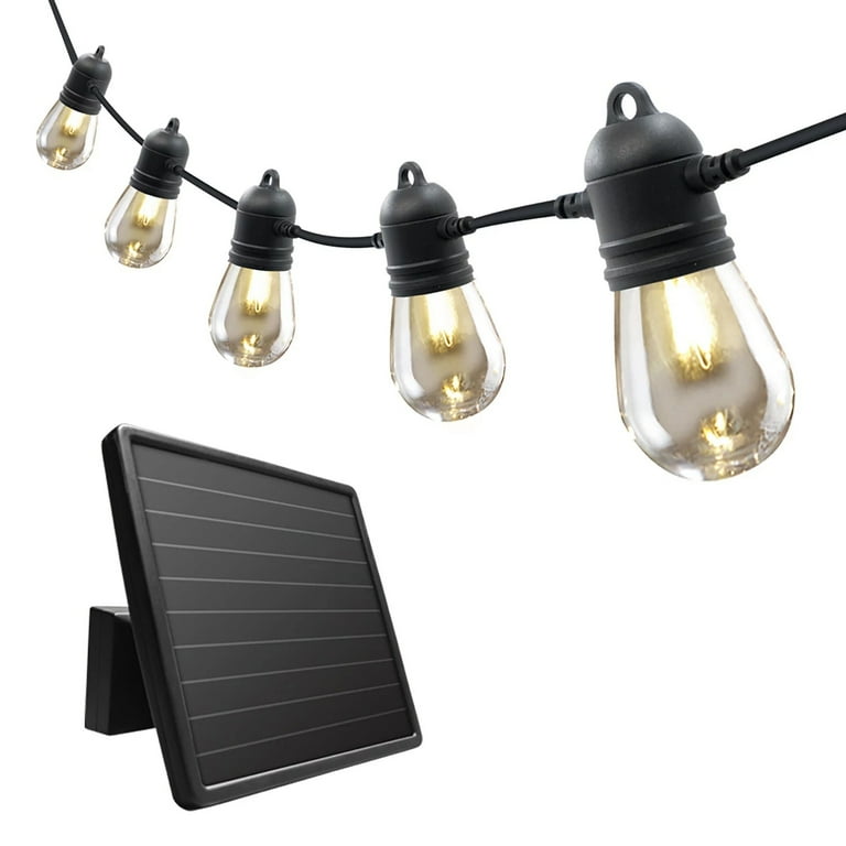 Sunforce led outdoor waterproof 33ft solar string lights top