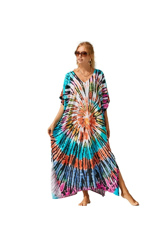 Kafan Dresses for Women Moo Moos Bathing suit Cover up Plus size Caftans for Women Loungewear