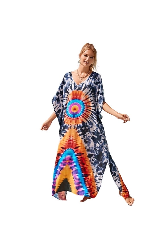 Kafan Dresses for Women Moo Moos Bathing suit Cover up Plus size Caftans for Women Loungewear
