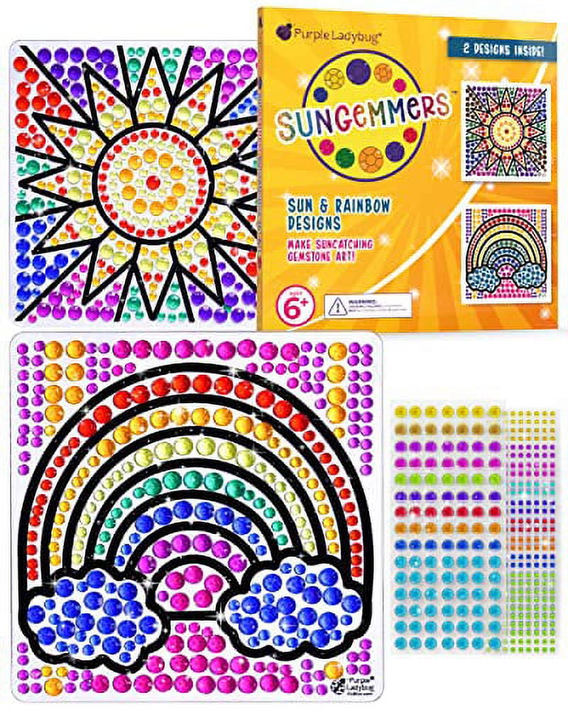 GetUSCart- SUNGEMMERS Window Gem Art Suncatcher Kits for Kids Ages 6-8 &  8-12 - 7 Year Old Girl Birthday Gifts - Fun Craft Activities, Diamond  Painting for Kids 9-12
