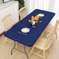 thumbnail image 1 of Sunggoko Picnic Table Cloth Waterproof Fitted Vinyl Tablecloth Rectangle Tablecloth Elastic Fitted Flannel Vinyl Tablecloths For 6ft Folding Tables Wipeable Table Covers For Indoor Outdoor Clearance！, 1 of 4