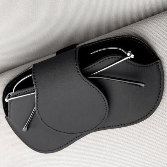 Sunglass Clip & Magnetic Glasses Case, Car Organizer for Sunglasses Storage
