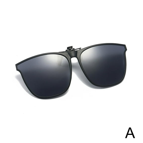 Sunglass Clips Can Be Flipped Up Polarized Large Frame Eye Protection UV Clips Outdoor P2R0 W9D8