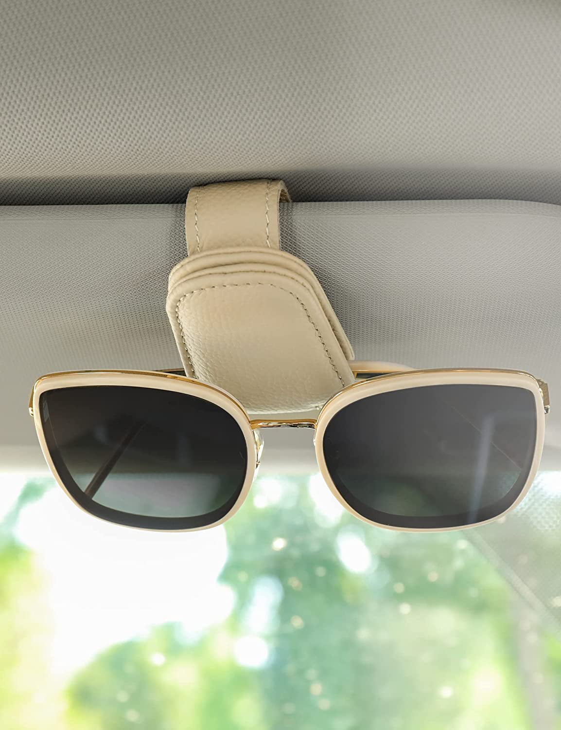 Sunglass Holder for Car, Sunglass Clip for Car Visor, Premium