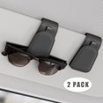thumbnail image 1 of Sunglass Holder for Car, Suede Cloth Magnetic Sunglasses Clip for Car Visor, Glasses Holder Clip for Car,  Black, 1 of 8