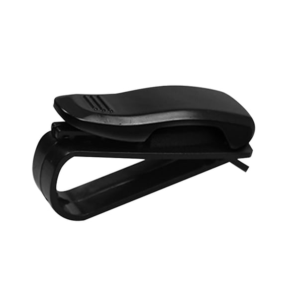 Sunglass Holder for Car Sun Visor, Glasses Holder Clip Hanger Eyeglasses Mount for Car with Ticket Card Clip 1PCS