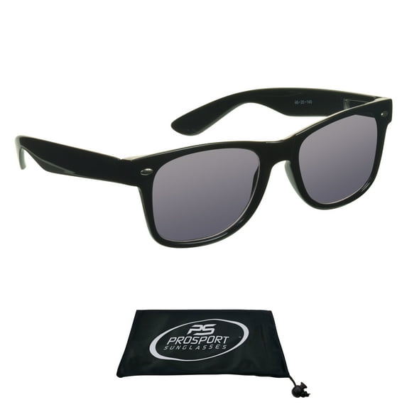 Sunglass Monster Full Lens Reading Sunglasses for Men and Women, Black