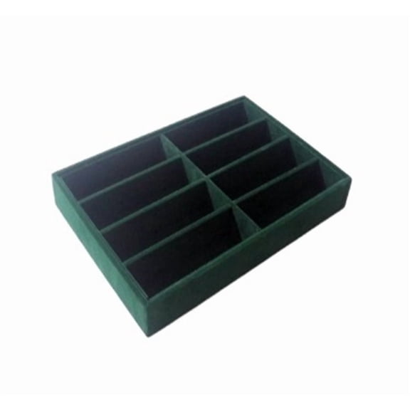Sunglass Organizer,Velvet Glasses Organizer,8-Slot Sunglasses Tray for Drawer,Men's/Women's Sunglasses Box,Sunglass Holder,13.3 x 9.6 x 1.5 Inches,Eyeglass/Eyewear Display Tray(Black)