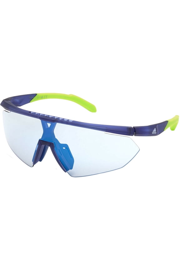 Sunglasses Adidas Sport SP 0015 91X Matte Blue / Mirror