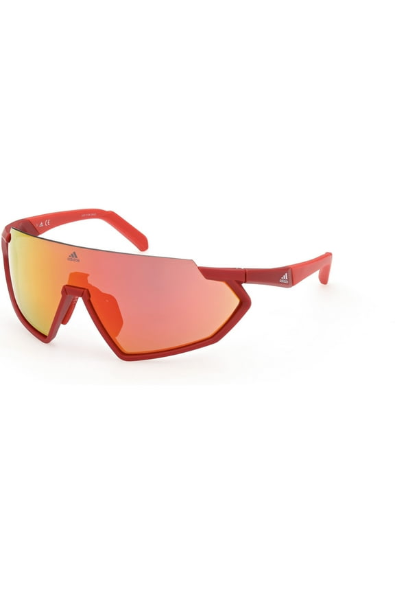 Sunglasses Adidas Sport SP 0041 67U Red Mirror + Clear Lenses