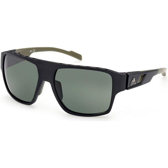 Sunglasses Adidas Sport SP 0046 02N Matte Black / Green