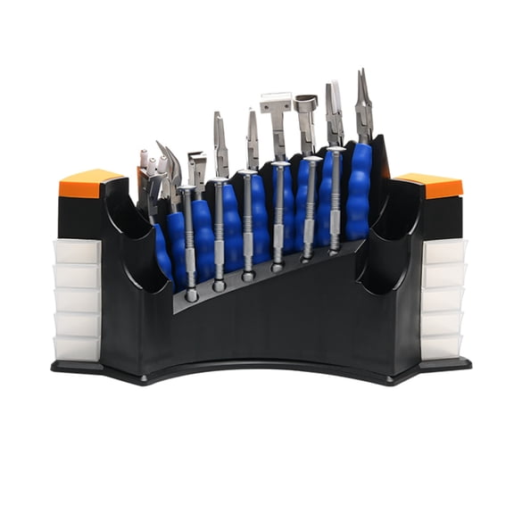 Sunglasses Adjustment Tool Set Handy Screwdrivers and Pliers for Quick Eyewear Fixes, Includes Tool Holder, 1 Set