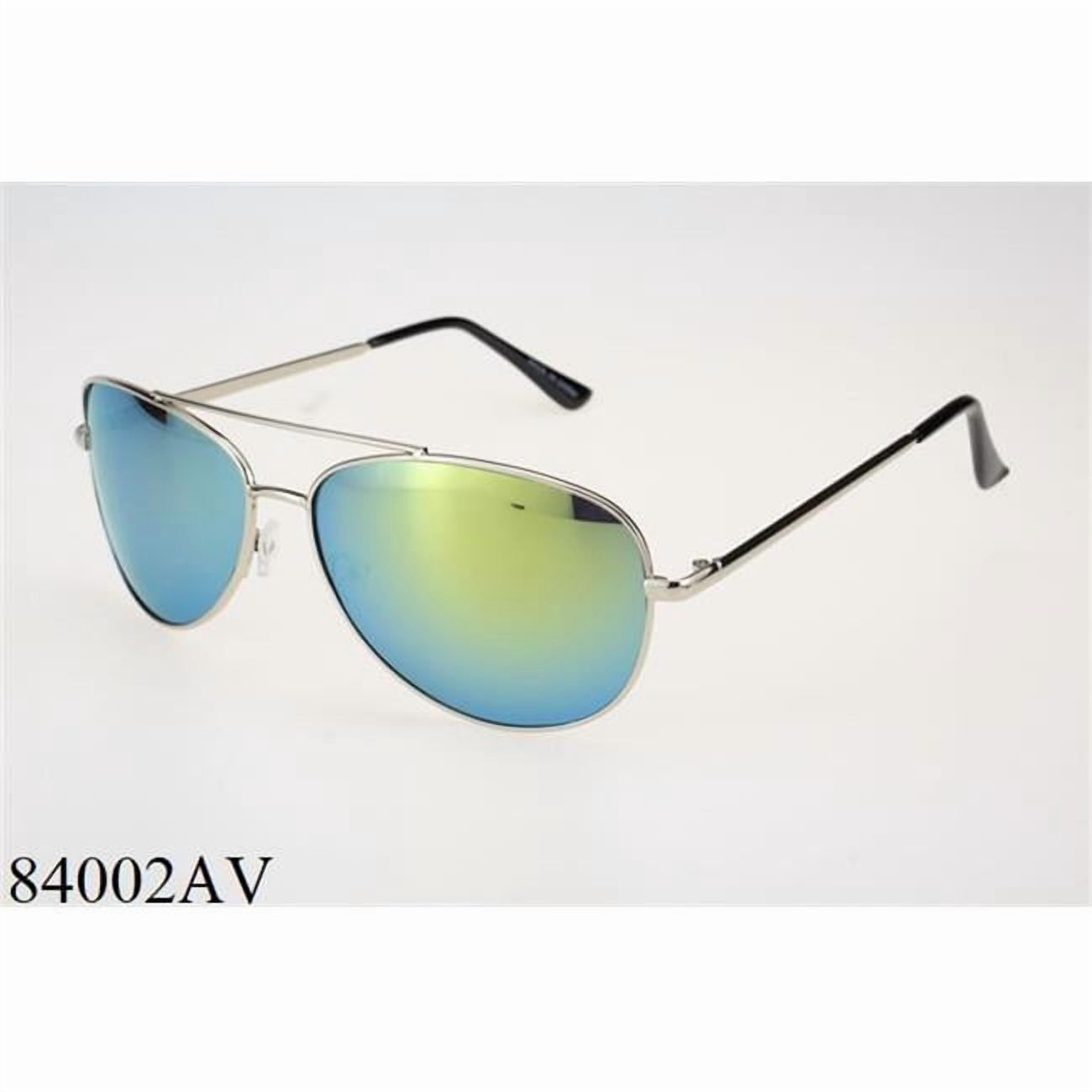 Sunglasses America 84002AV Aviator with Color Mirror Lens Sunglass for Men