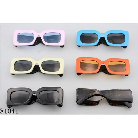 Sunglasses America 81041 Bulky Rectangular Sunglasses - Small