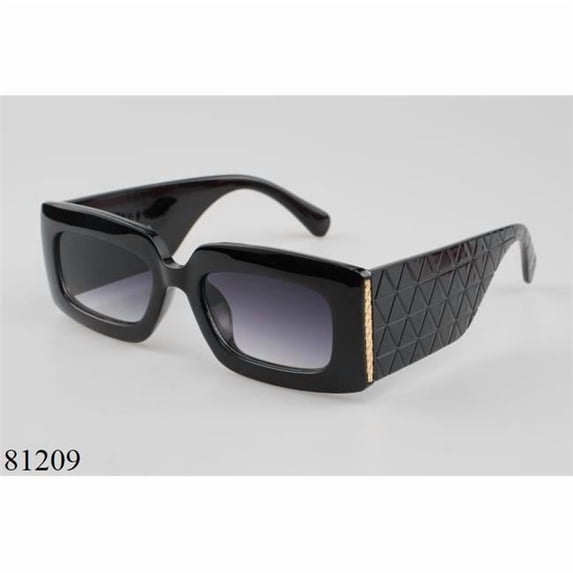 Sunglasses America 81209 Bulky Trendy Rectangular Style Sunglass - Small