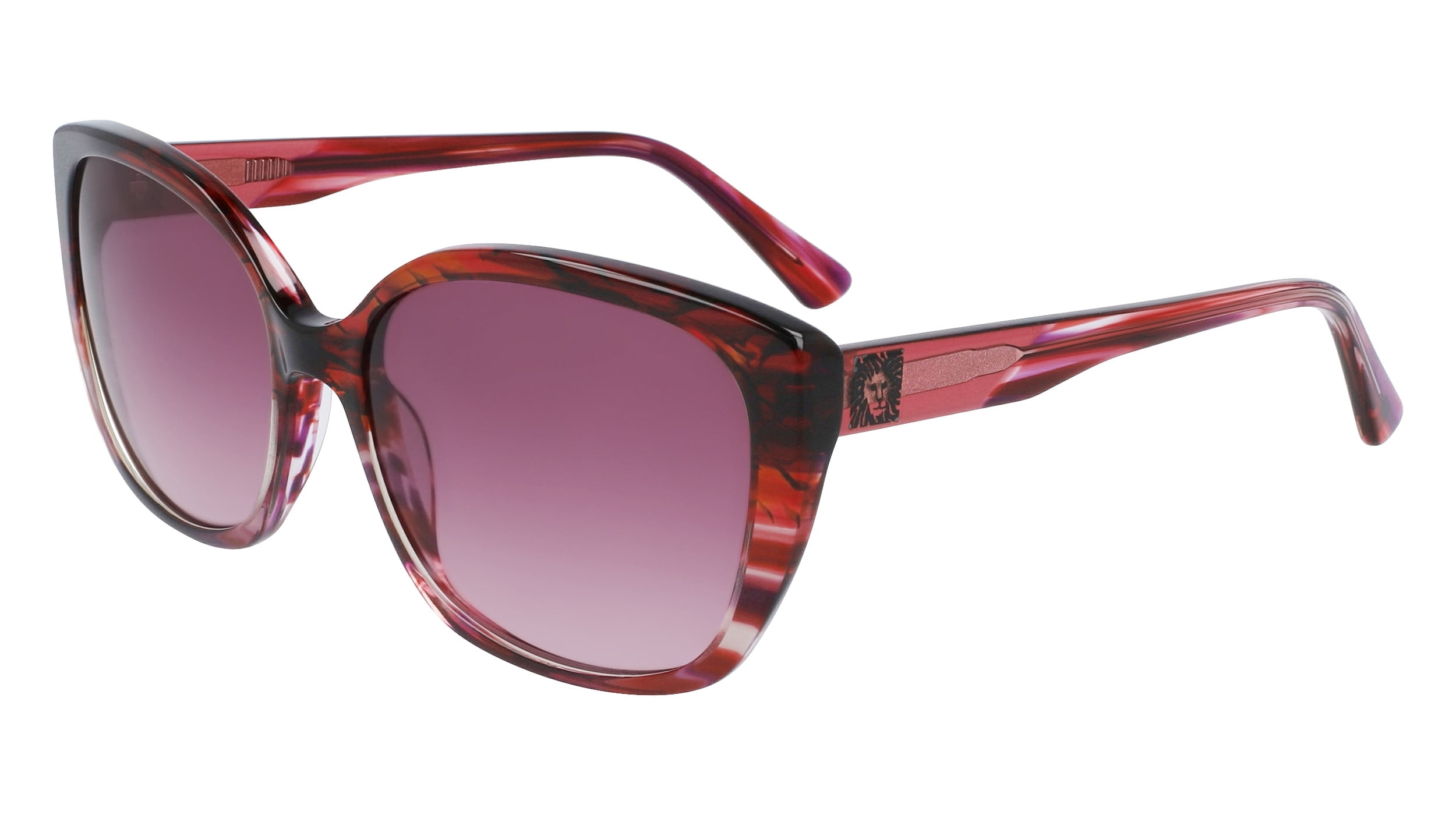 Anne Klein AK7081 660 Blush Gradient Sunglasses Anne Klein Merlot Geometric Sunglasses main image 2