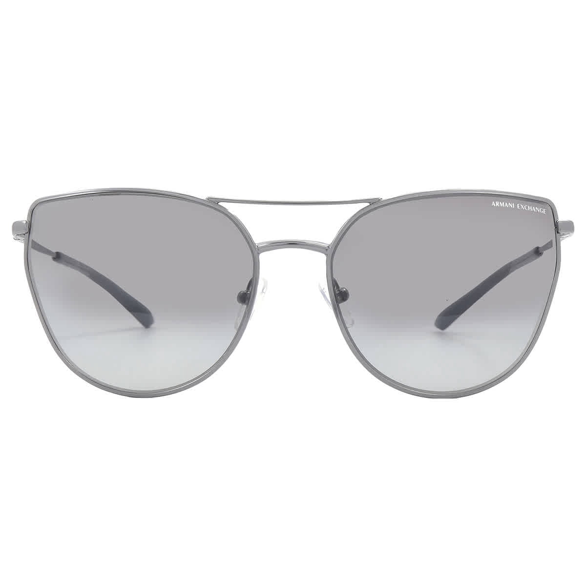 Sunglasses Armani Exchange AX 2045 S 608511 Shiny Gunmetal 