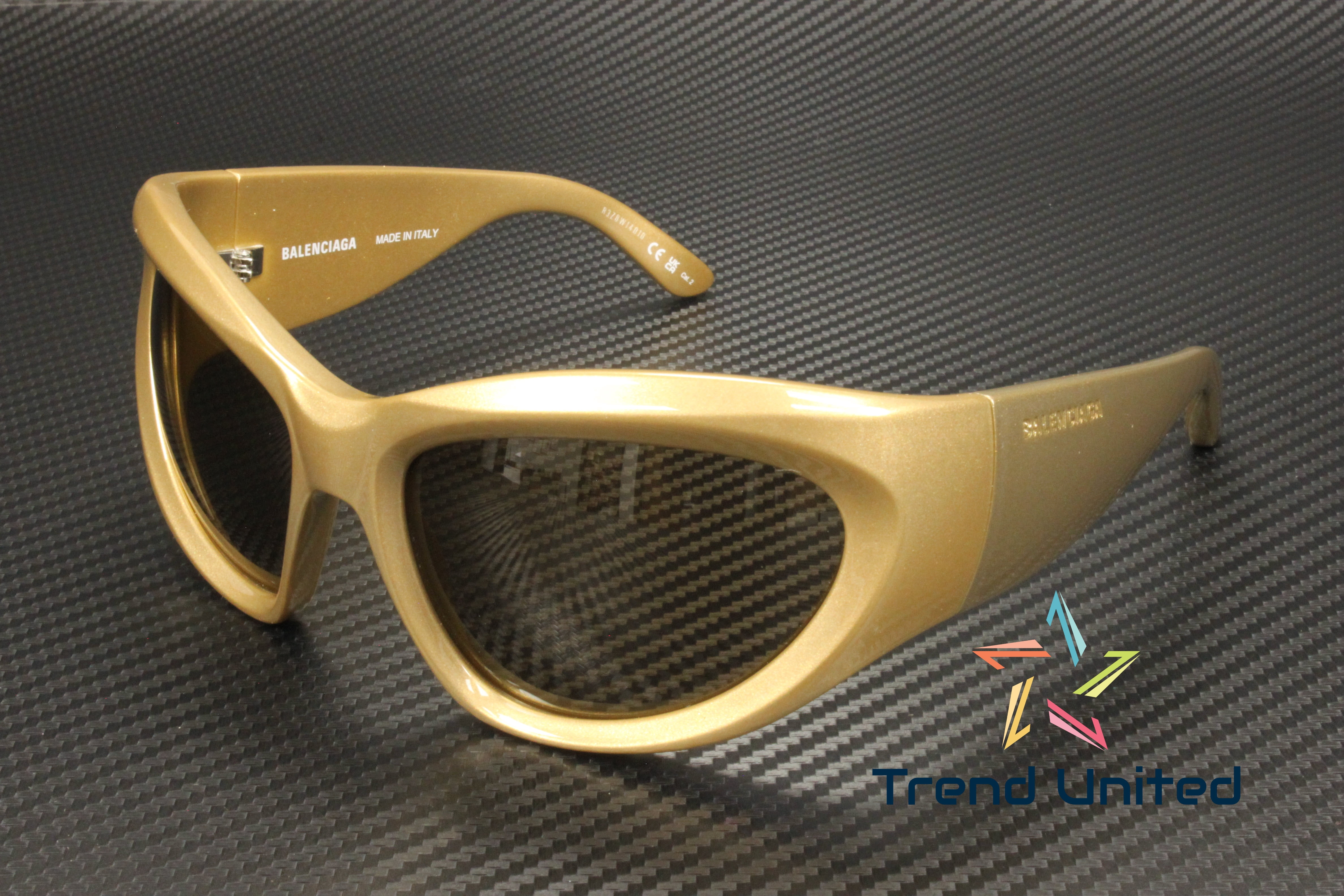 NEW BALENCIAGA CAT EYE SUNGLASSES BALENCIAGA BB0228S 004 GOLD BROWN EYEWEAR BALENCIAGA BRAND NEW Balenciaga BB0228S 004 Gold Brown  main image 3