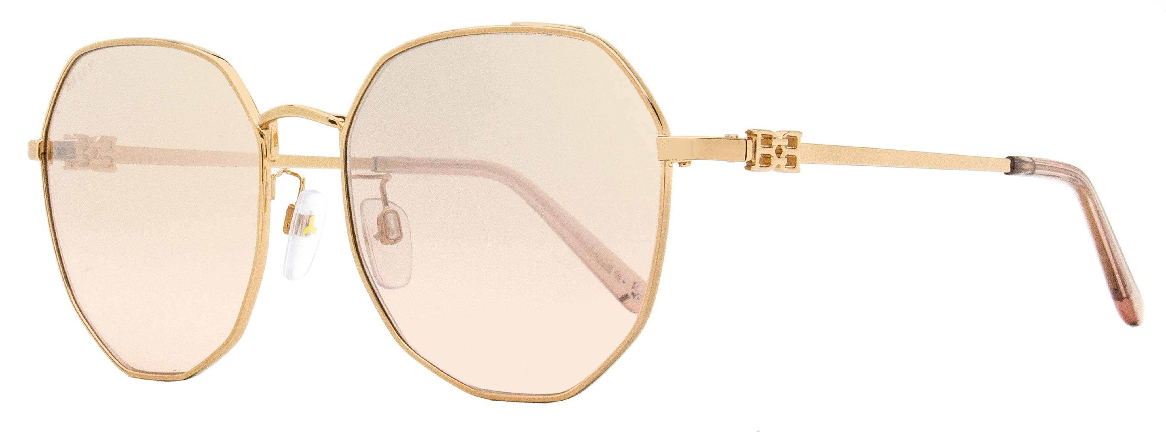 Sunglasses Bally BY 0093 -D Asian fit 33Z Shiny Pink Gold