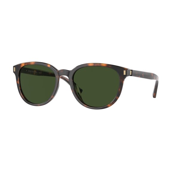 Brooks Brothers BB 5050U Plastic Unisex Round Sunglasses Tortoise 55mm Adult
