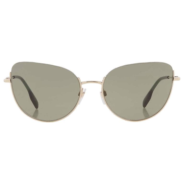 Burberry BE 3144 Metal Womens Cat-Eye Sunglasses Gold 58mm  display picture 1