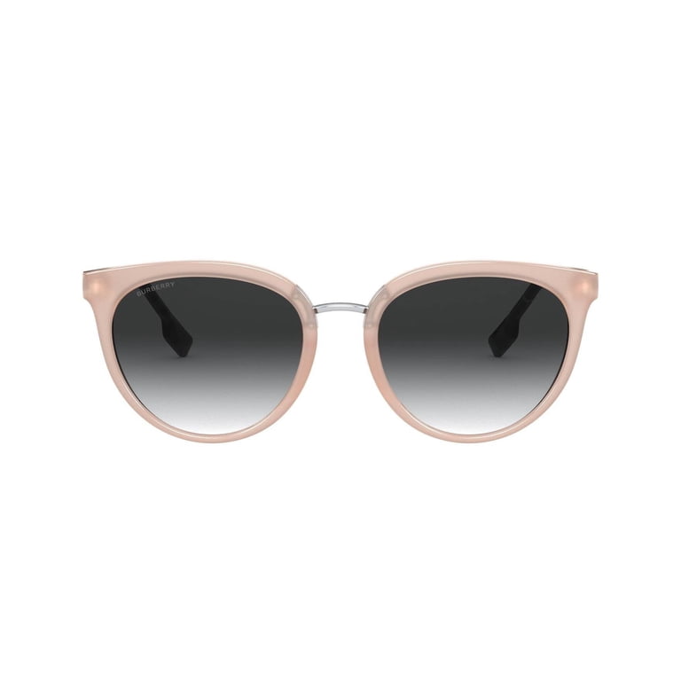 Burberry BE 4316 Sunglasses, Opal Pink Acetate, Round Womenâ 