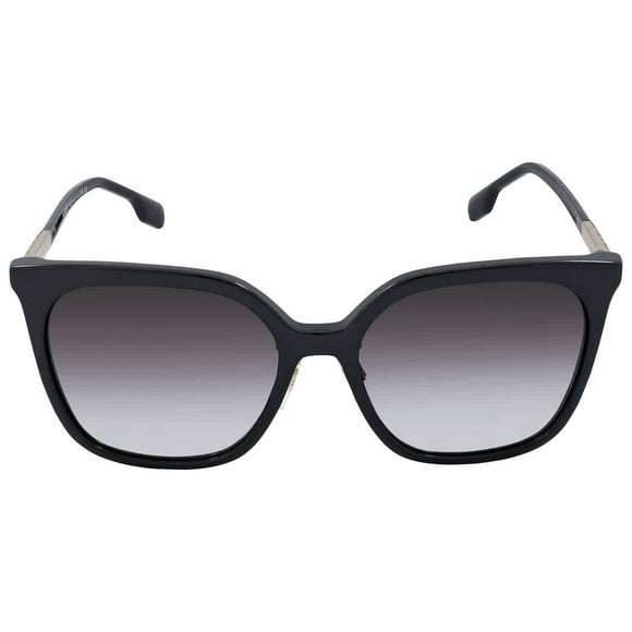 BURBERRY BE4347F 30018G Emily Black Grey Gradient 56 mm Women's Sunglasses