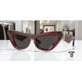 thumbnail image 1 of Burberry BE4421U 412887 Women's Bordeaux Acetate Frame Sunglasses, 1 of 6