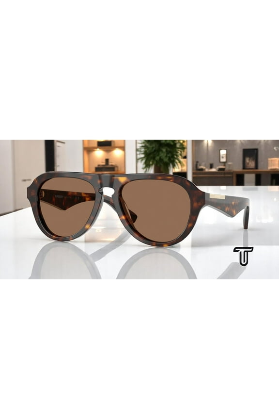 BE4437U 300273 Dark Havana Dark Brown 55 mm Men's Sunglasses
