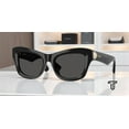 thumbnail image 1 of BURBERRY BE4442U 300187 Black Dark Grey 51 mm Women's Sunglasses, 1 of 6