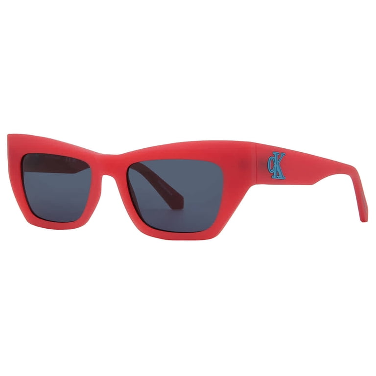 Calvin Klein Blue Cat Eye Unisex Sunglasses CKJ23641S 600 50