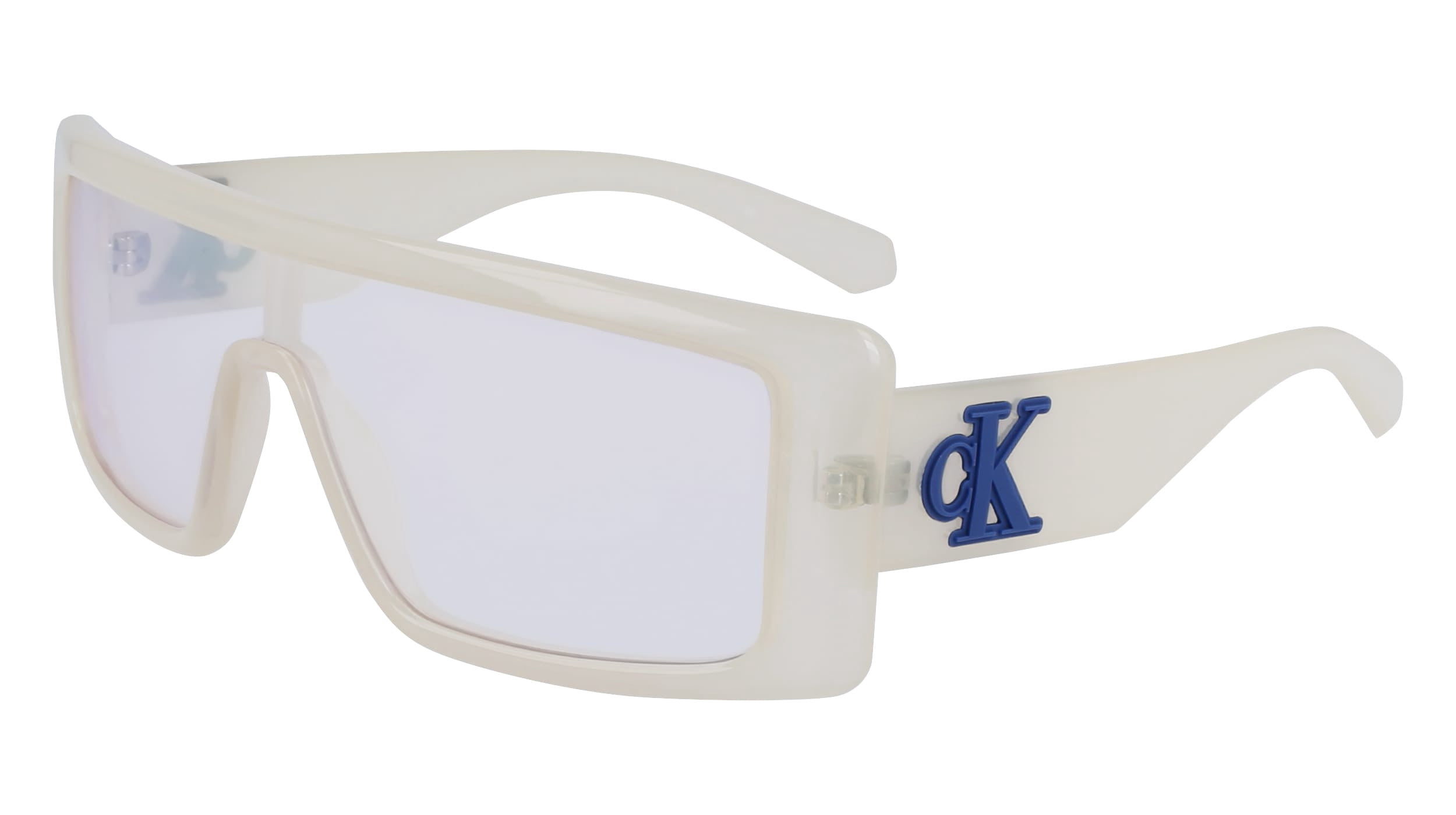 Sunglasses CALVIN KLEIN JEANS CKJ 23655 S 100 White  display picture 2