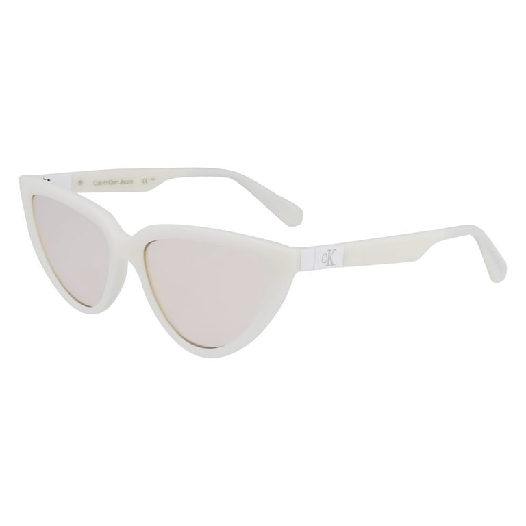 Calvin klein sunglasses white on sale