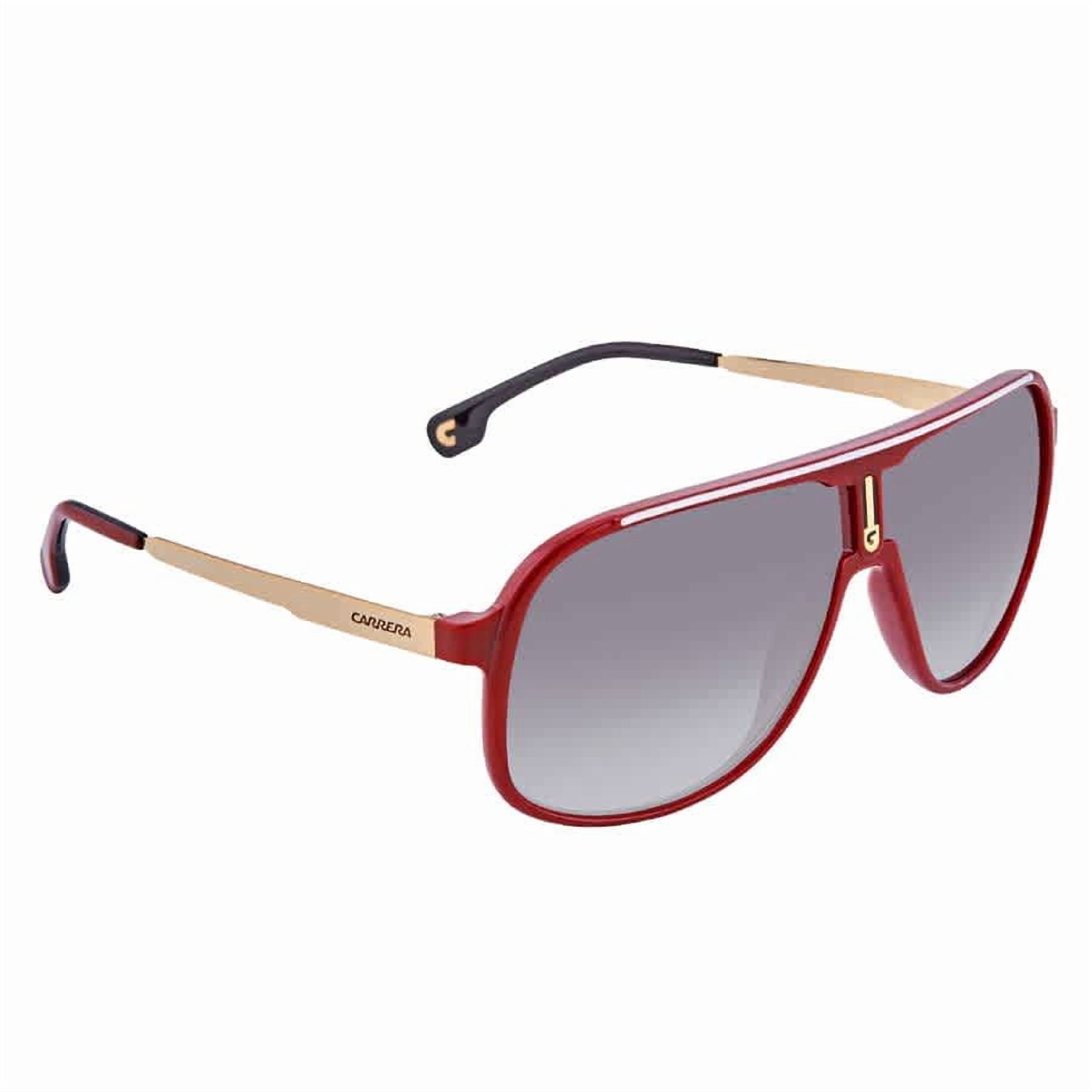 Carrera 1007/S Aviator Sunglasses Red Frame Gray Gradient Lens UV 140mm Carrera 1007/S Burgundy Gold Style Carrera Sunglasses | ABC  main image 4